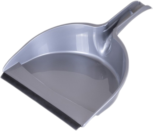 Совок ECO FABRIC з короткою ручкою Soft-Touch Сірий (EF-4821G)